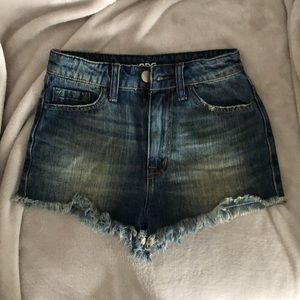 Urban outfitters distressed jeans shorts